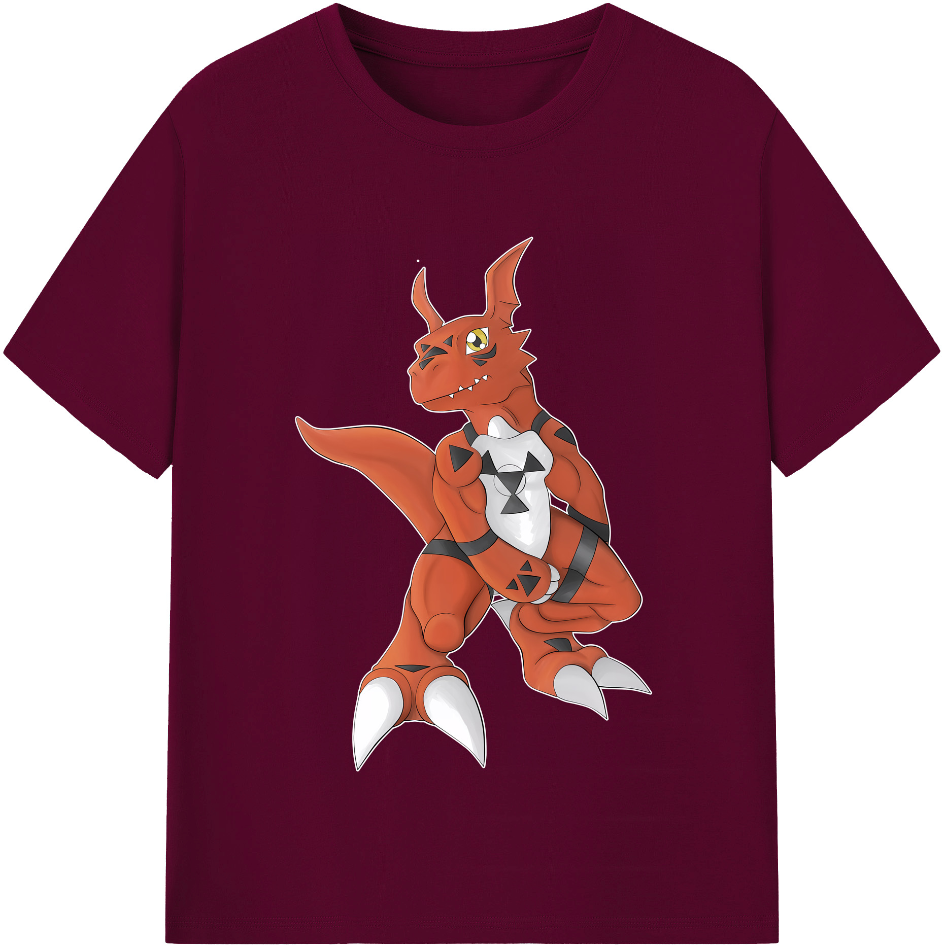 （画像用） Digimon デジタルモンスター/デジモン レディースカジュアルプリントTシャツ（綿100％）